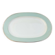 Plat de service ovale Villeroy & Boch vert celadon