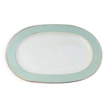 Plat de service ovale Villeroy & Boch vert celadon