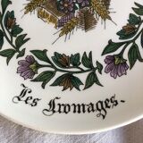 Gien cheese plates