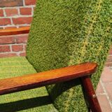 Pair of Czechoslovak armchairs green Jitona 1960