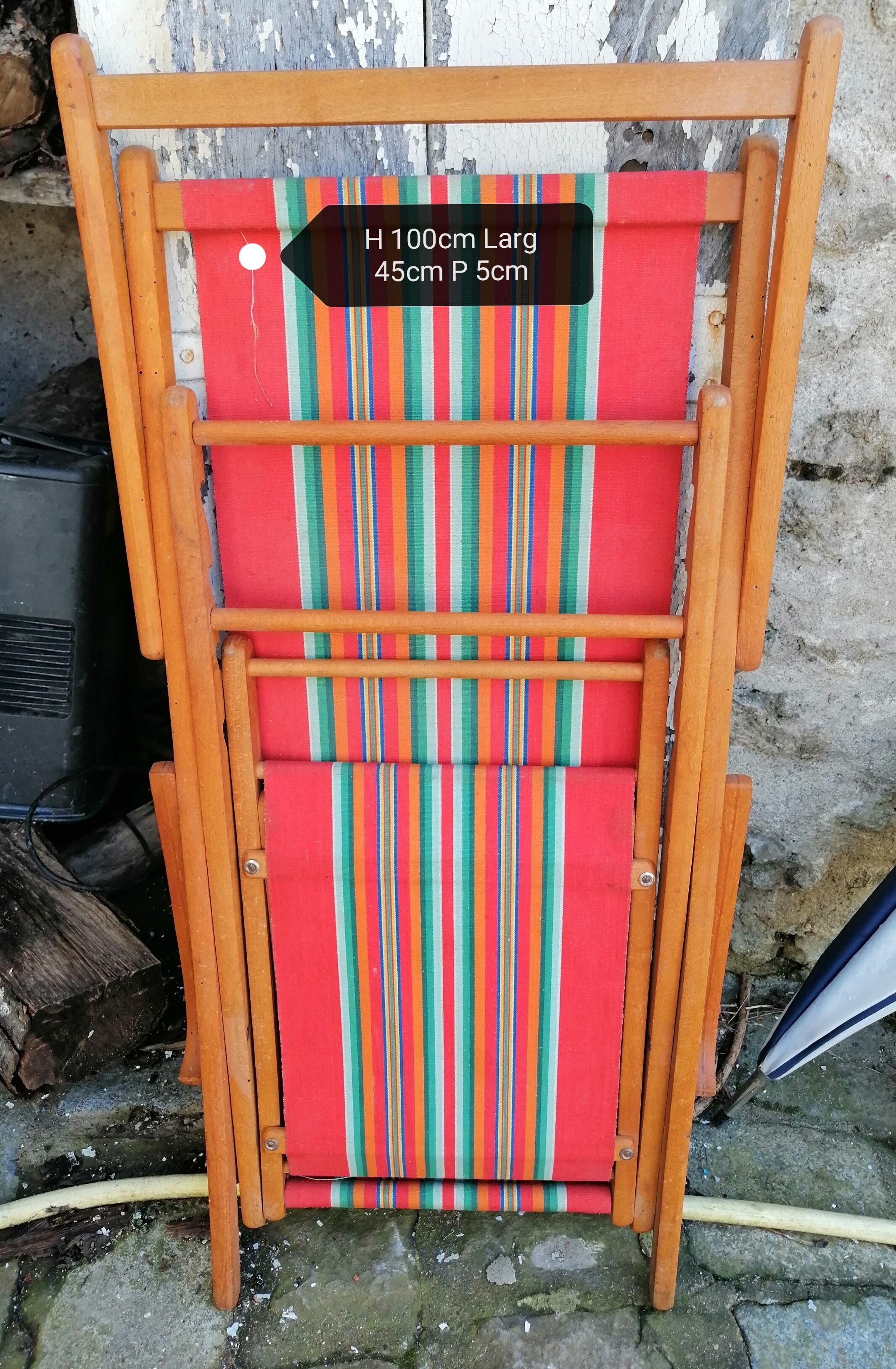 Chaise longue chilienne enfant