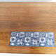 Coffee table in rosewood with blue tiles designed by Johannes Andersen, 1960s