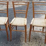 4 country chairs