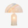 Doria table lamp in bubble glass with rainbow coloured details