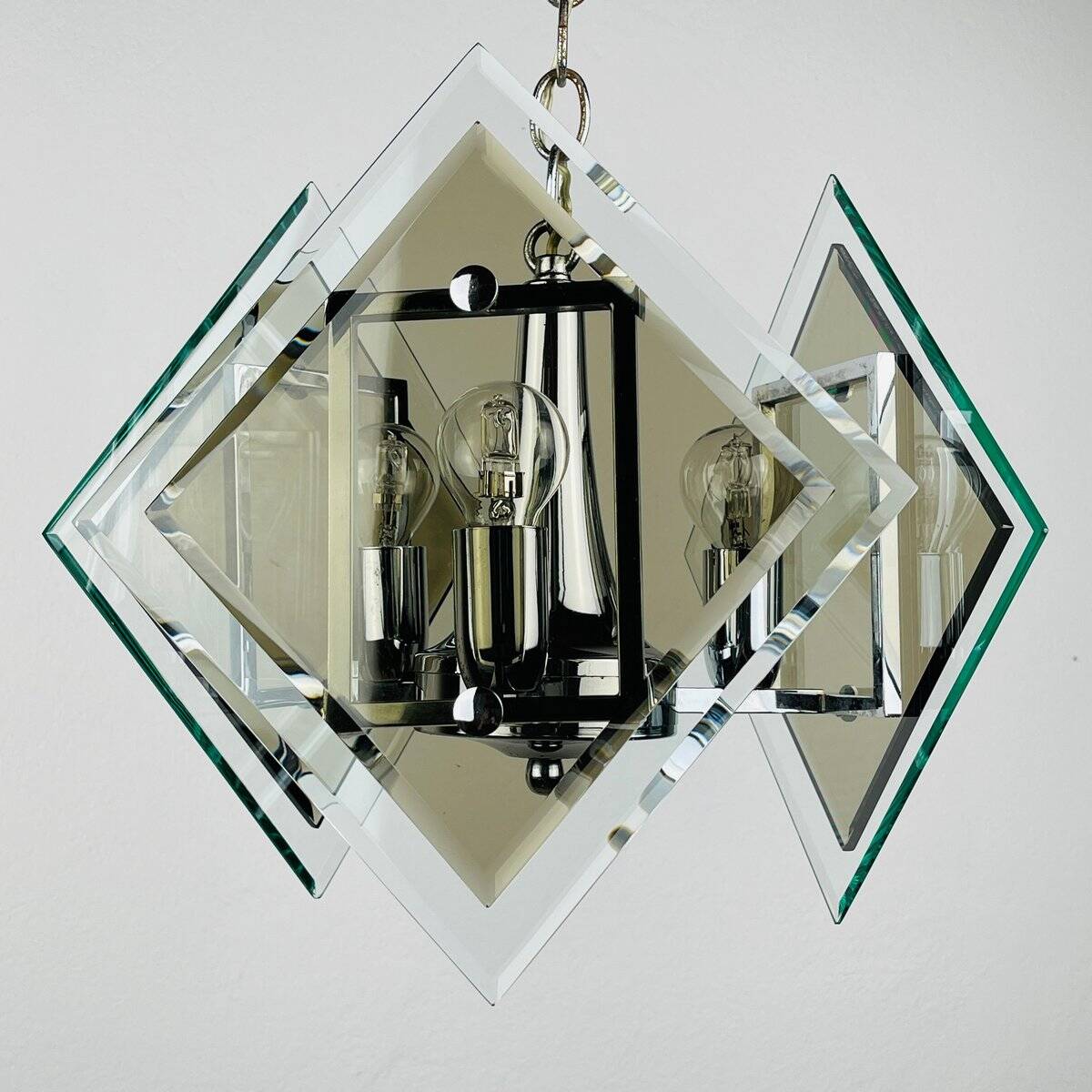 Art glass pendant by Fontana Arte, Italy, 1970s