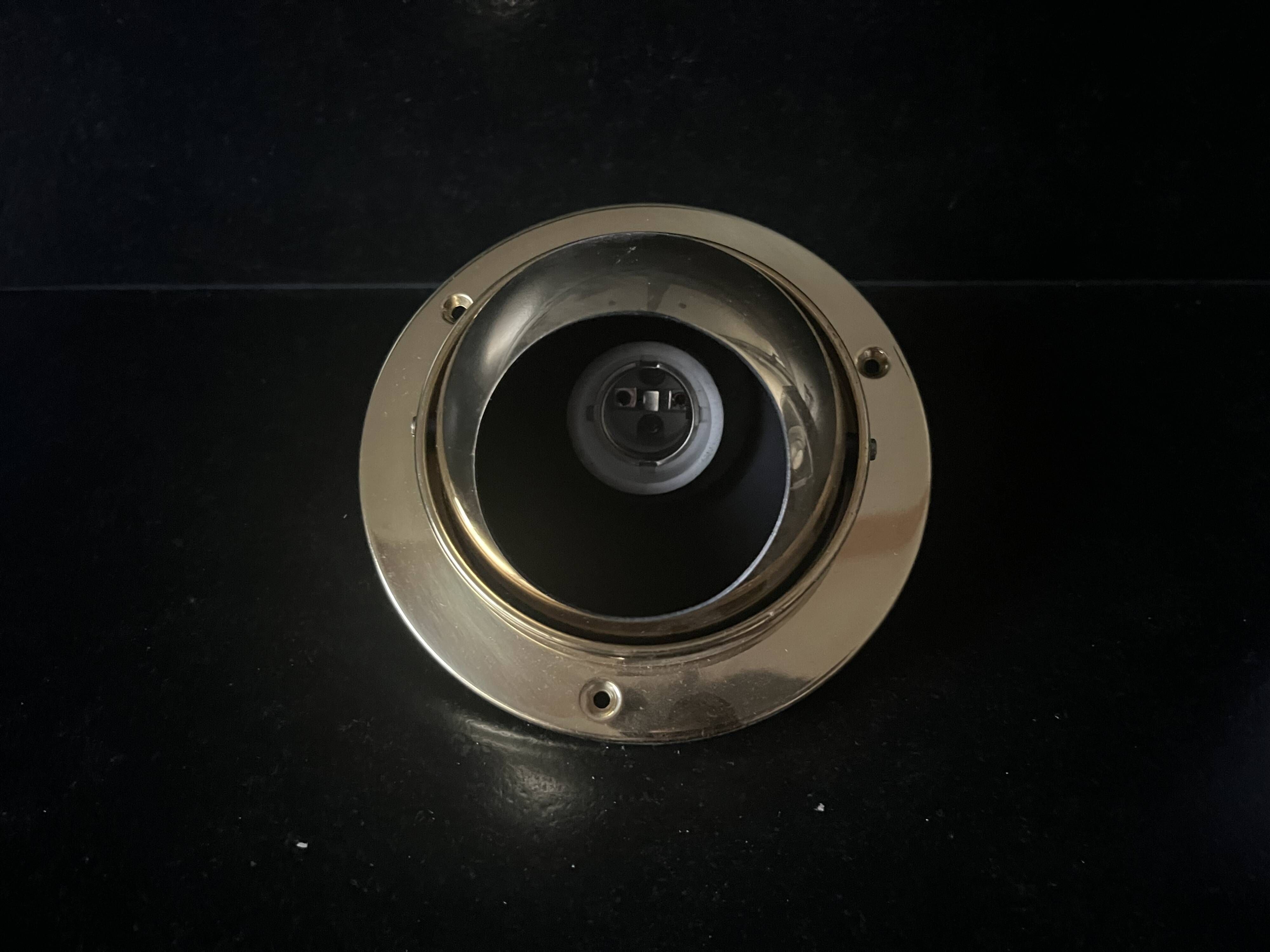 Orientable spotlight brass Hustadt Leuchten