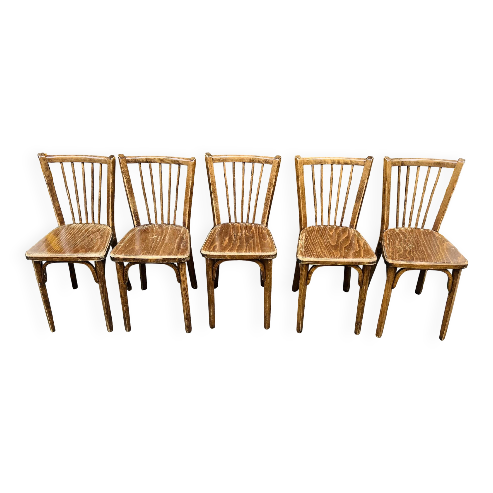 (Lot) 5 Baumann chairs model 83