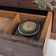 Victorian Oak Writing Cabinet with Automatic Tambour, 19th Century