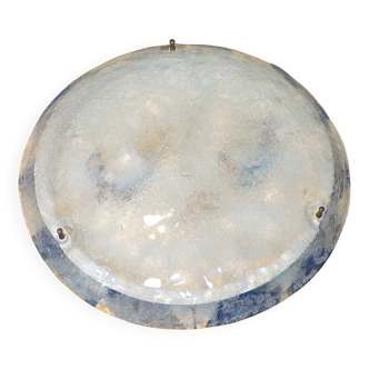 Paul Neuhaus wall lamp, ice cube glass, Ø 40cm