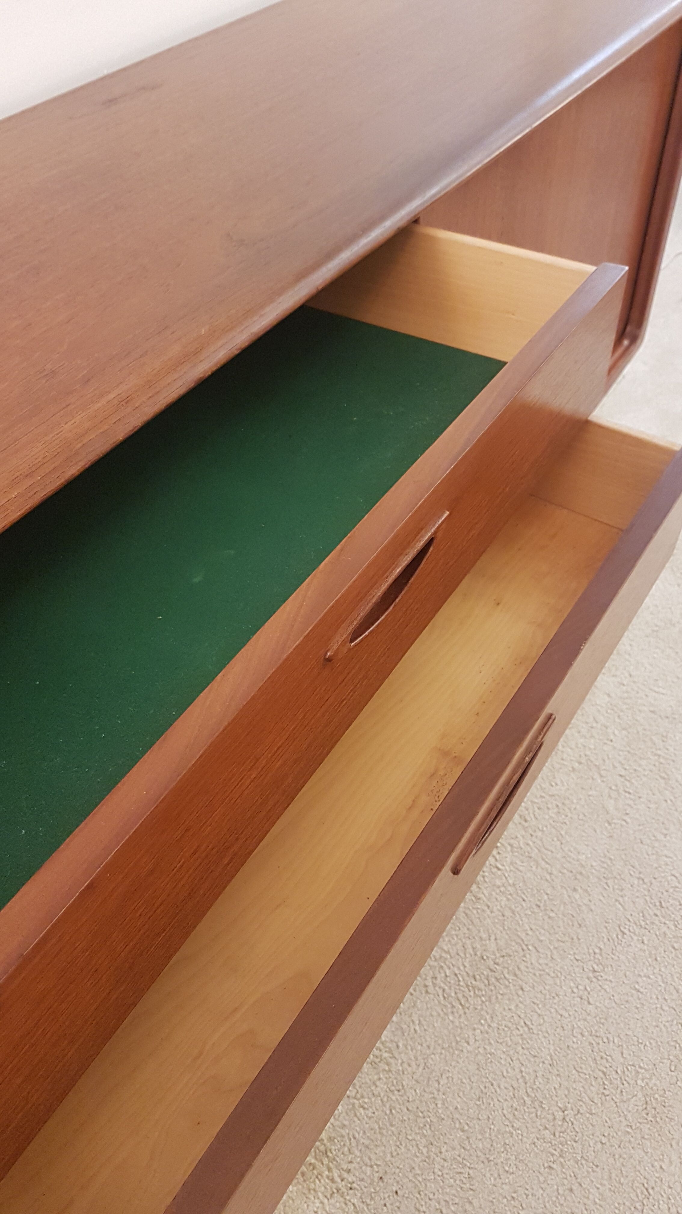 Scandinavian sideboard designer Henry Walter Klein 1960