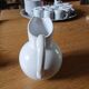 12 bistro coffee cups and 2 pots