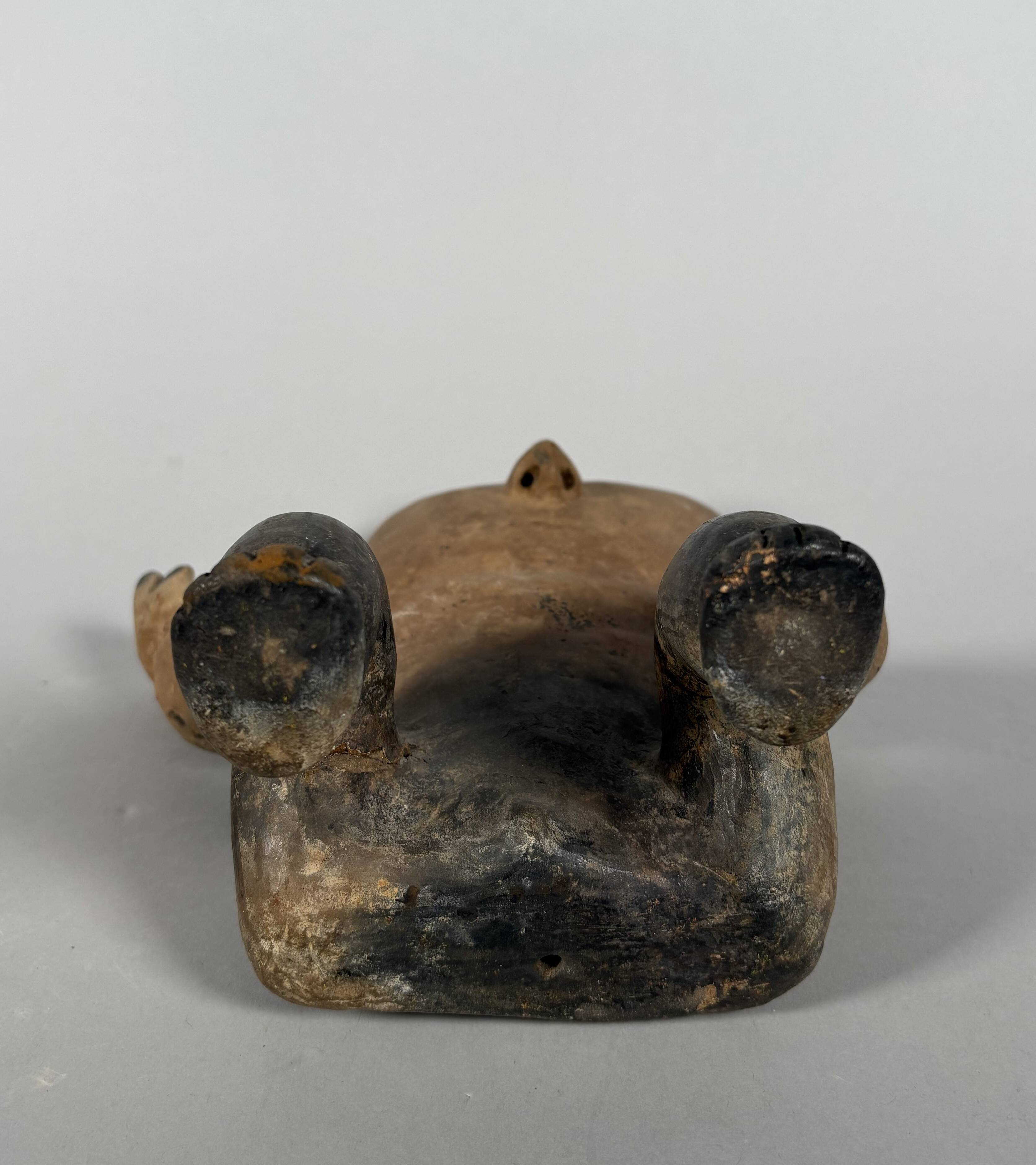 Quimbaya culture, Colombia circa 500-1500 AD. Sculpture of a chief.