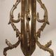 Bronze Modernist wall lamp. Spain, 1930s.