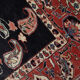 Handmade vintage persian quchan rug- 132x162cm