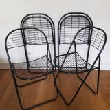 Set of 2 Alland folding chairs by Niels Gamelsgaard