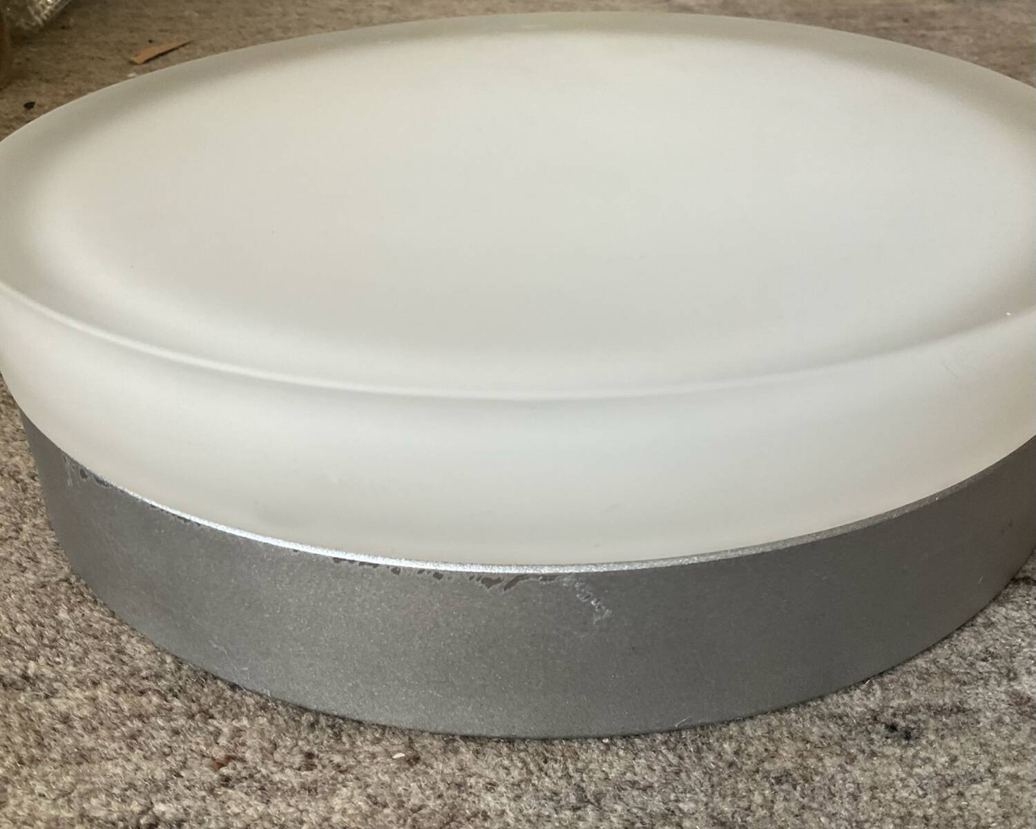Vintage frosted glass wall or ceiling light