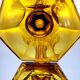 Vaas Art Deco Val Saint Lambert, Luxval series American model M, amber