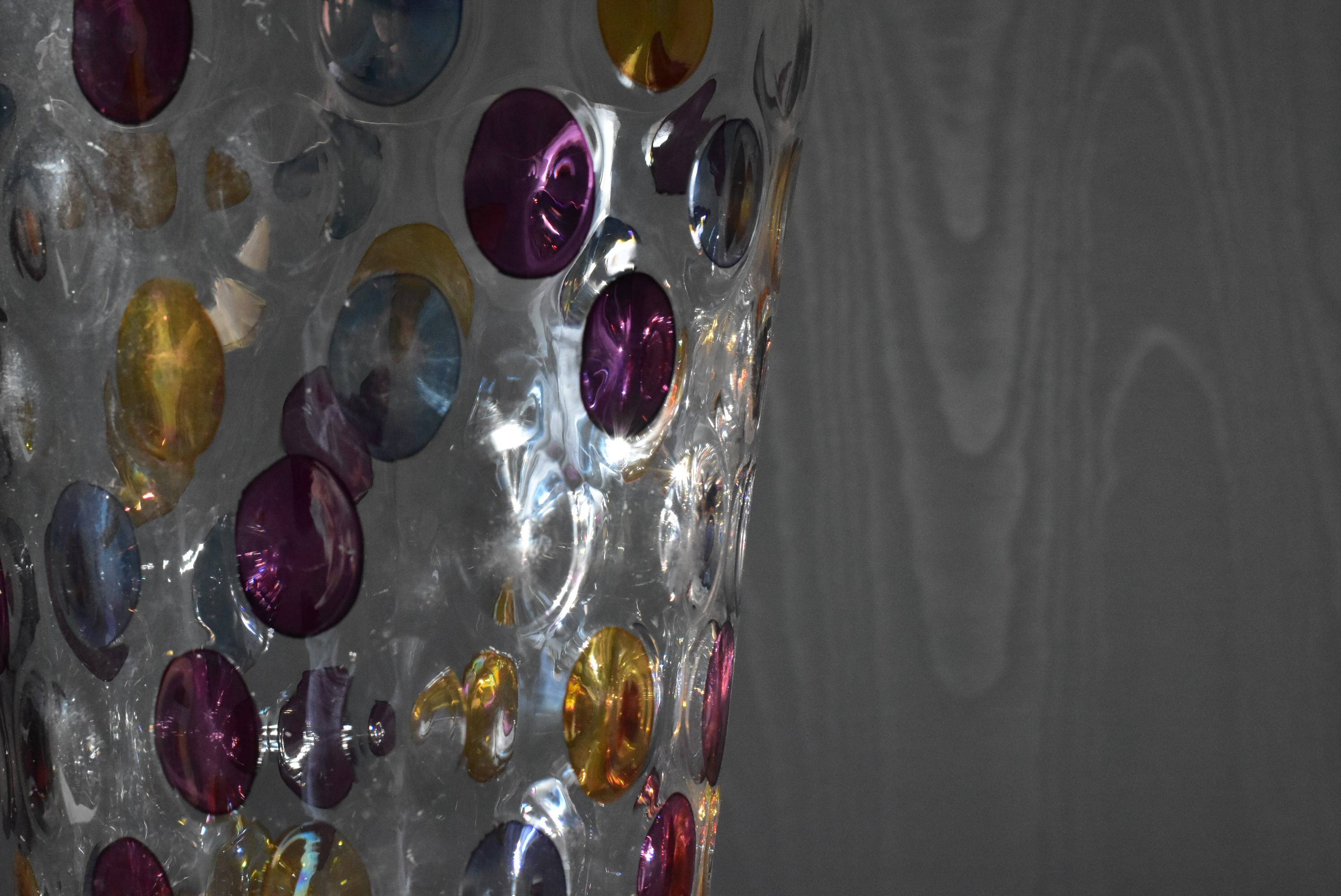 Nemo Max vase Kannegiesser Borske Sklo Czech blown glass 26 cm