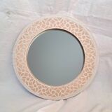 Large sgraffito mirror