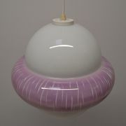 Suspension en verre du milieu du siècle, années 1960