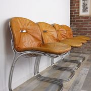 Set of 4 chairs Sabrina Italian design of the 1970s Gastone Rinaldi