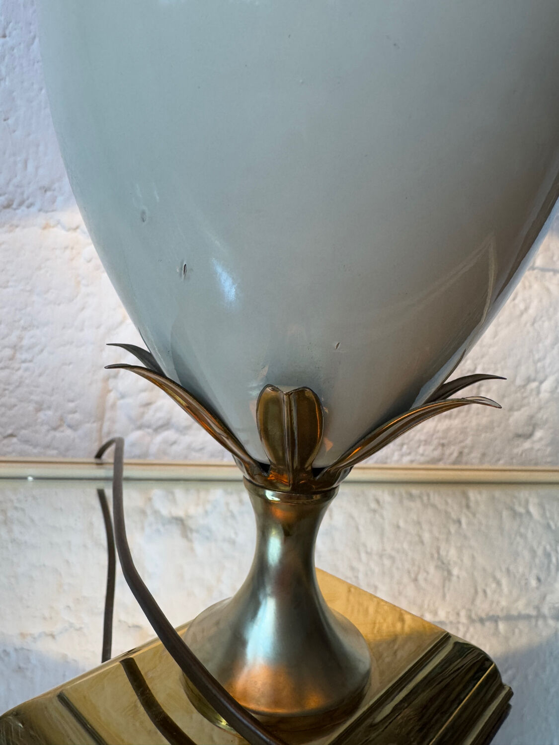 Pineapple Egg Lamp by Le Dauphin, 1970s