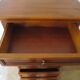 Rare Louis Philippe chest of drawers with 7 drawers from the 80s in cherry wood