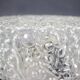 Mid-century recessed ceiling light with bubbled glass, Czechoslovakia, 1960s.