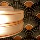 Suspension vintage art deco