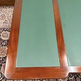 Classic English desk with green leather