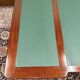 Classic English desk with green leather