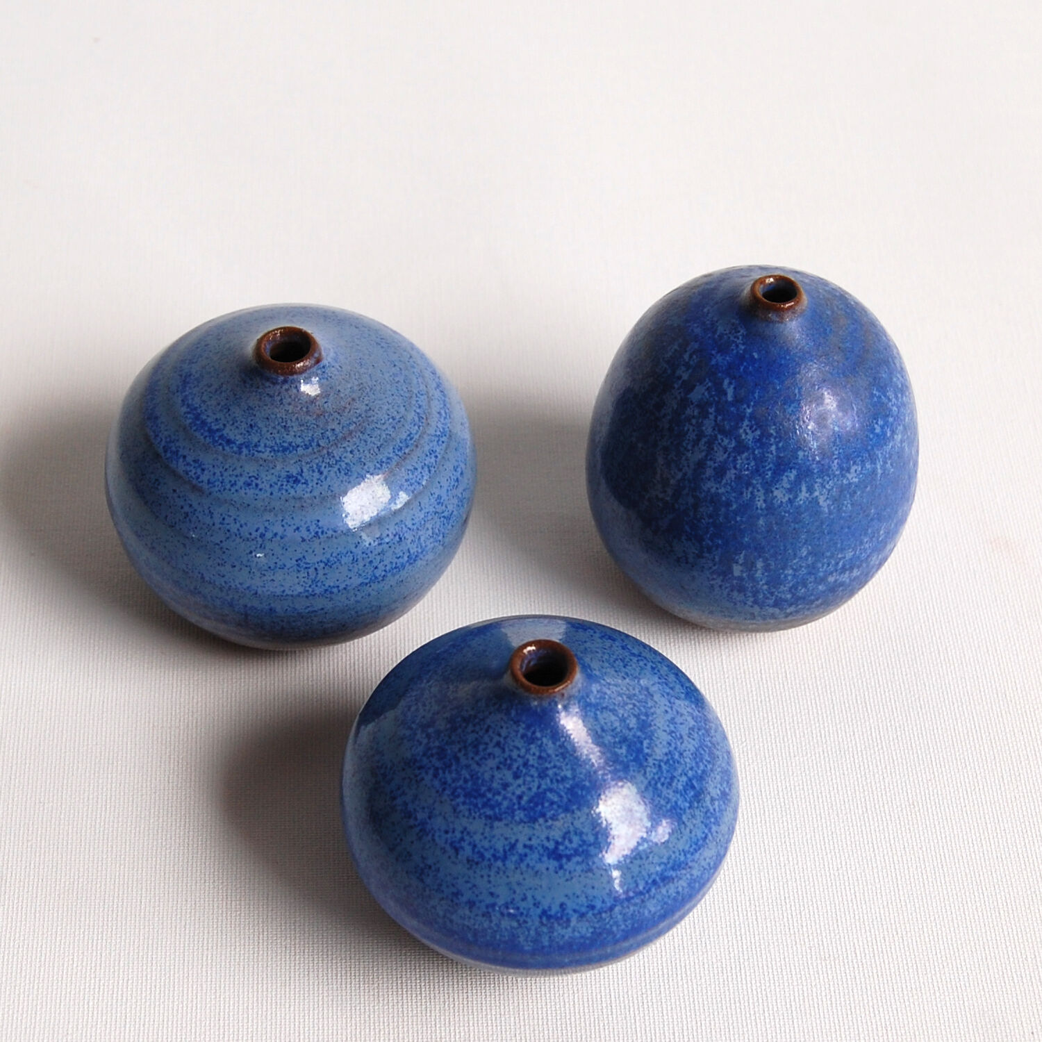Antonio Lampecco Blue Ceramic Trio