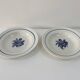 Pair of old hollow plates in earthenware