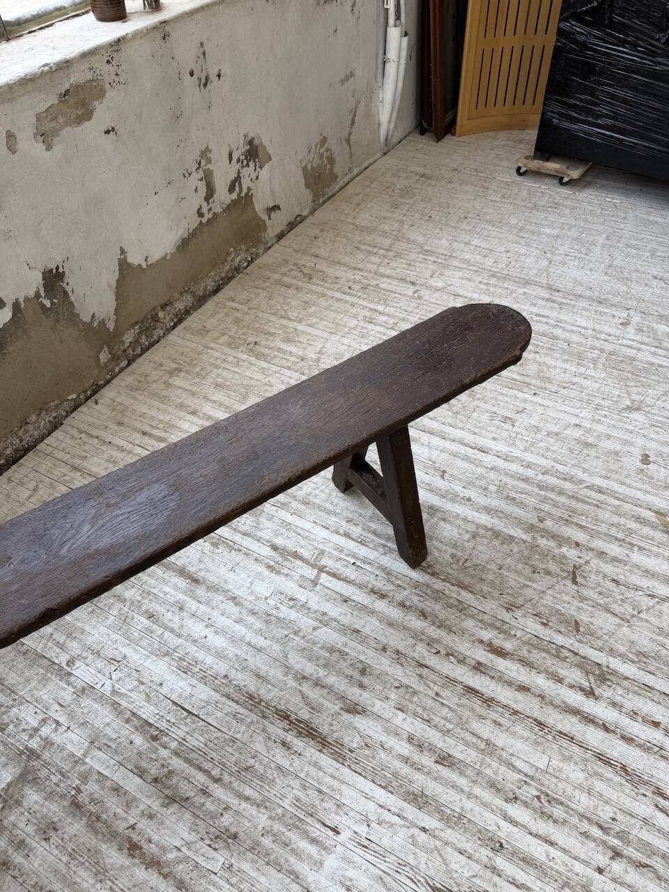 Oak farm bench 1950 220cm
