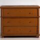 Antique chest of drawers with ochre patina (c.1920)