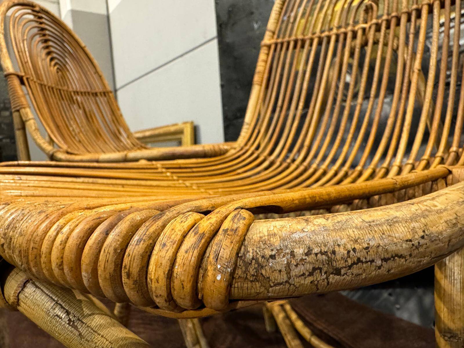 Vintage rattan chairs