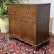 Commode secrétaire anglaise 19ème en acajou