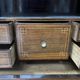 Louis Philippe secretary in light walnut briar, 19th century.