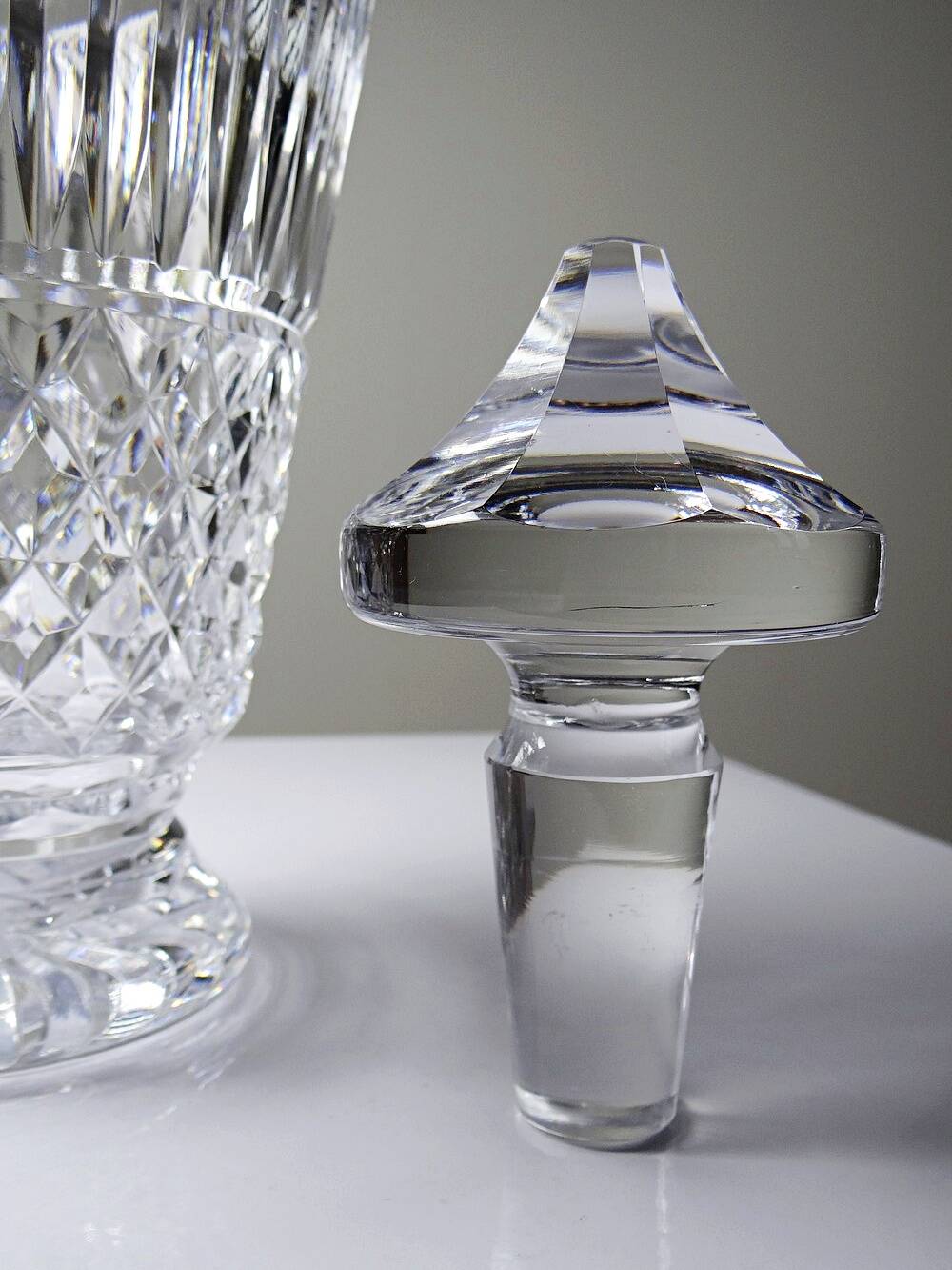 Vintage Waterford Crystal Maeve/Tramore cut crystal carafe, Ireland
