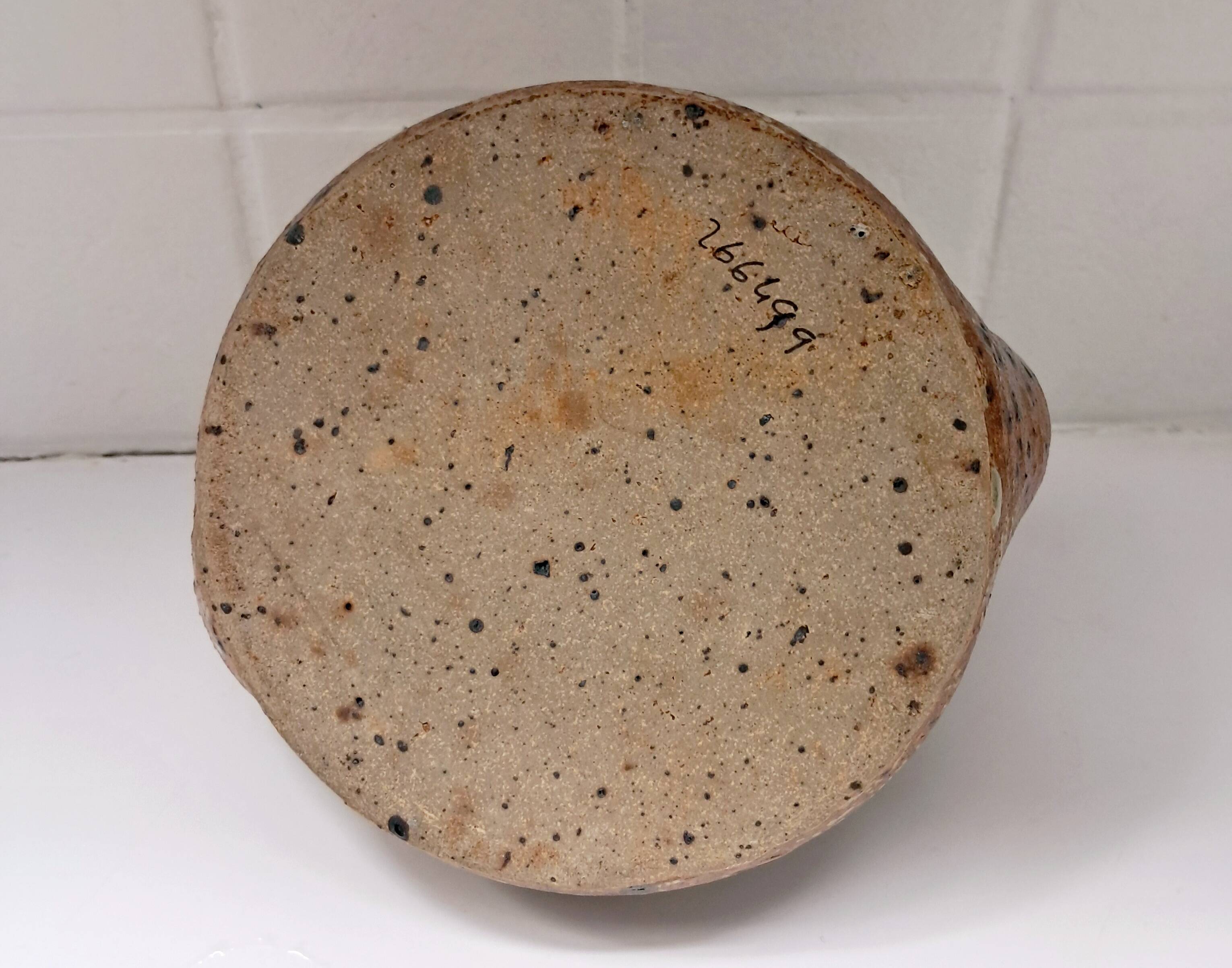 Pyrite stone teapot. 1960s. Numbered.