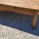 Oak farmhouse coffee table nineteenth century 160cm 2 drawers