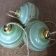 3 vintage pendant lamps