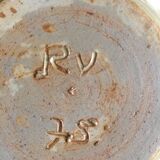 Set of 4 sandstone 70's vases