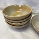 Set of 5 marsh sandstone bowls