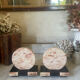 Pair of Art Deco marble and onyx bookends