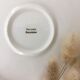 Plat rond en porcelaine oiseau de paradis