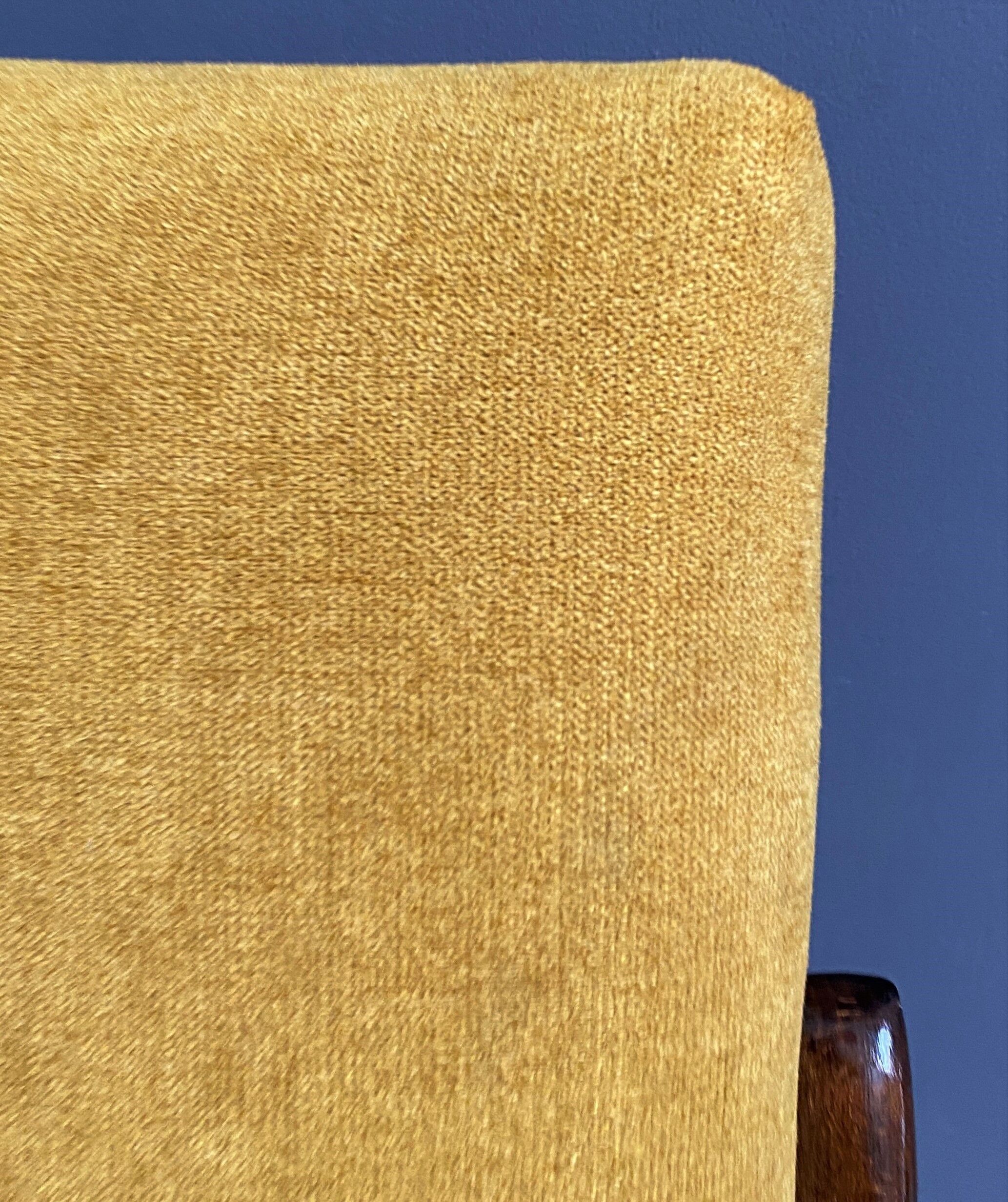 Rocking chair in yellow by TON