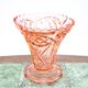 Rose pink vase, Poland, 20/30s