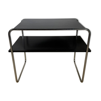 Bauhaus coffee table with two levels by Marcel Breuer for Thonet