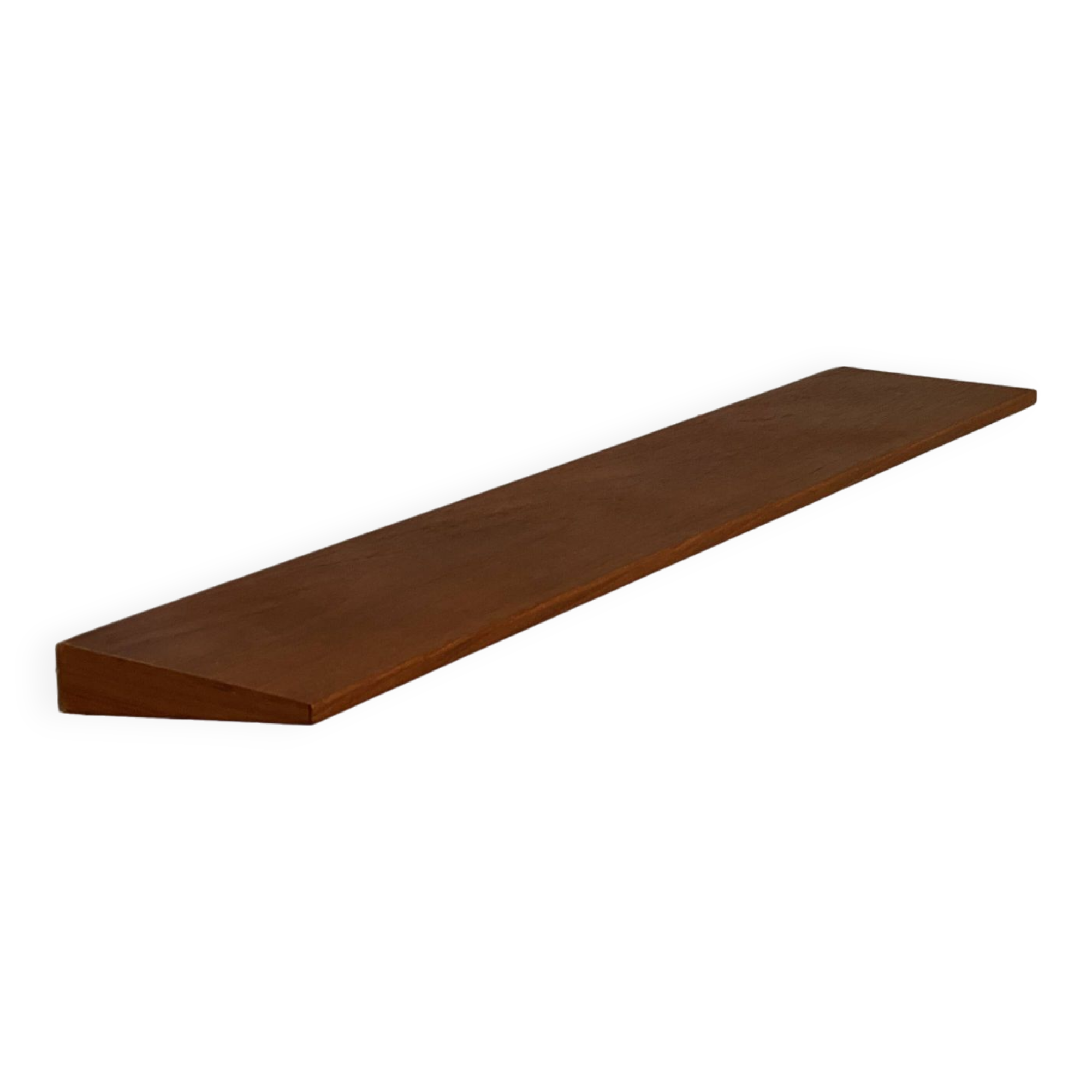 Vintage Scandinavian design teak wall shelves